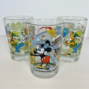Vintage Disney 100 Years of Magic McDonalds Glasses